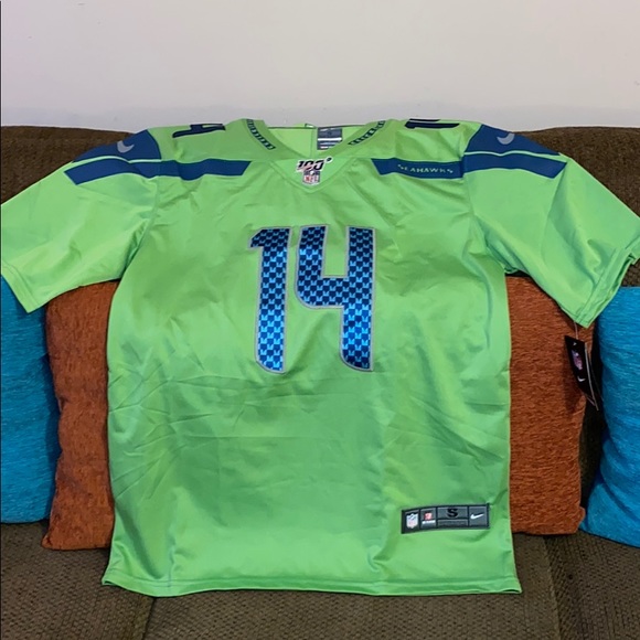 seattle neon green jersey
